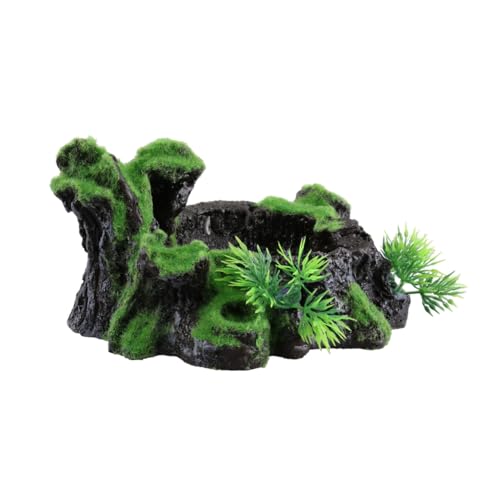 CORHAD Künstliches Aquarium Wurzel dekor mit Hohlbaum Fest Stehend Silikonmaterial Naturnahes Reptilienversteck mit Fluchtloch für Fisch Terrarienlandschaft CORHAD Künstliches Aquarium Wurzel dekor mit Hohlbaum Fest Stehend Silikonmaterial Naturnahes Reptilienversteck mit Fluchtloch für Fisch Terrarienlandschaft von CORHAD