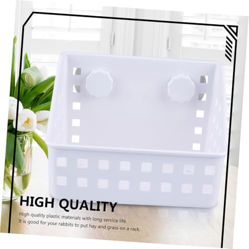 CORHAD Kunststoff Futterhalter mit Saugnapf Kaninchen Heu Futterstation Manger Rack für Meerschweinchen Chinchilla Kleintiere Käfig Befestigung Einfach zu Montieren CORHAD Kunststoff Futterhalter mit Saugnapf Kaninchen Heu Futterstation Manger Rack für Meerschweinchen Chinchilla Kleintiere Käfig Befestigung Einfach zu Montieren von CORHAD