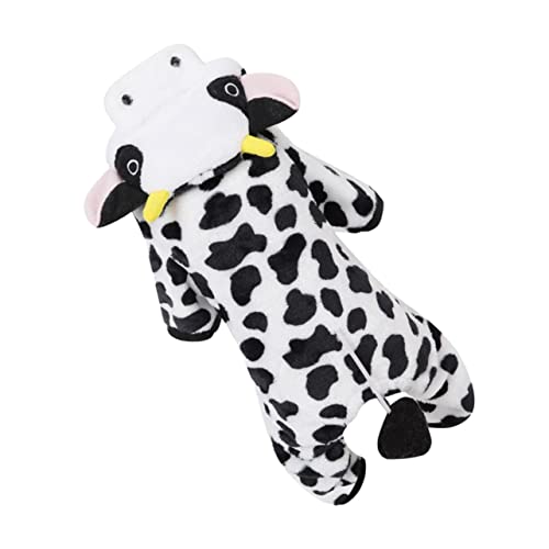 CORHAD 1stück Cartoon Hundemantel Für Kleine Hunde Warmes Winteroutfit Aus Korallenfleece Süße Hunde Bekleidung Für Besondere Anlässe Kuschelig Und Bequem Kuh-Design von CORHAD