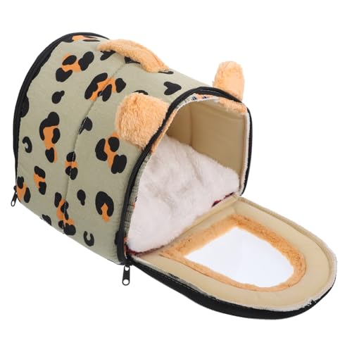 CORHAD Hamsterhaus Aus Stoffmaterialien Für Kleintiere Mit Druckdesign Multifunktionales Unterschlupf Für Hamster Und Kaninchen Leicht Zu Verstauen Transportieren von CORHAD