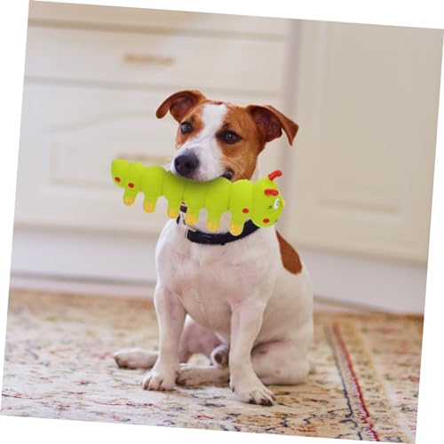 CORHAD Latex Quietschendes Hundespielzeug in Gelb Lustiges Kauspielzeug für Welpen und Kleine Hunde Interaktives Stressabbau Sicheres Gummispielzeug für Anhaltenden Spielspaß von CORHAD