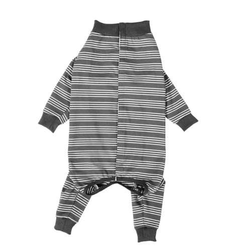 CORHAD Hundekleidung Aus Polyester Vollständige Bauchabdeckung Bequemes Op-Shirt Für Grau Für Bis Mittelgroße Hunde CORHAD Hundekleidung Aus Polyester Vollständige Bauchabdeckung Bequemes Op-Shirt Für Grau Für Bis Mittelgroße Hunde von CORHAD