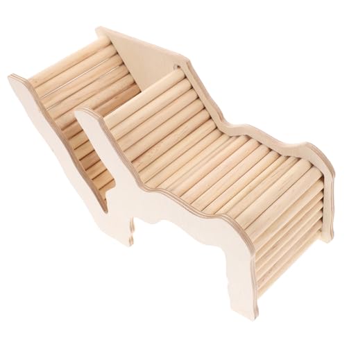 CORHAD Meerschweinchen Versteck Hamster Leiter Spielzeug Holz Sicheres Haustier Spielhaus Individualisierbares Accessoire CORHAD Meerschweinchen Versteck Hamster Leiter Spielzeug Holz Sicheres Haustier Spielhaus Individualisierbares Accessoire von CORHAD