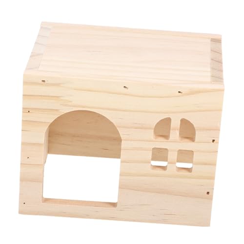 CORHAD Meerschweinchen-versteck Hamsterhaus Aus Holz Tunnel Und Versteck Für Chinchilla-Spielzeug von CORHAD