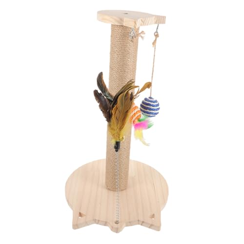 CORHAD Natural Sisal Gemacht Katze Kratzer Post Safe Pet Cat Scratcher Haushalt Kätzchen Kratzspielzeug Mit Teaser CORHAD Natural Sisal Gemacht Katze Kratzer Post Safe Pet Cat Scratcher Haushalt Kätzchen Kratzspielzeug Mit Teaser von CORHAD