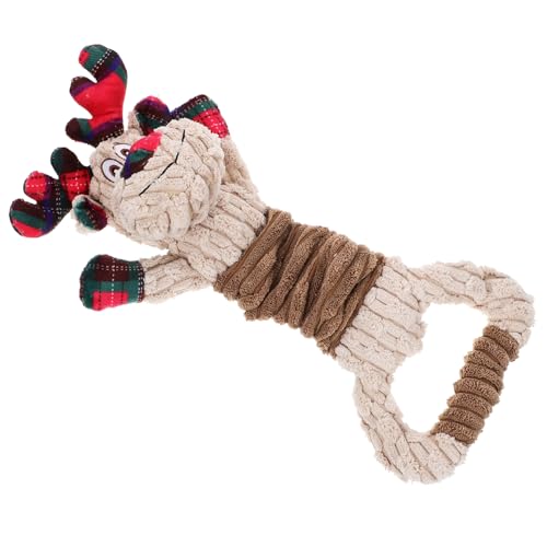 CORHAD Weihnachtliches Plüsch-hundespielzeug Im Rentierdesign Quietschendes Kauspielzeug Für Kleine Hunde Interaktives Spielzeug Langlebig Und Sicher Für Tägliche Beschäftigung Und CORHAD Weihnachtliches Plüsch-hundespielzeug Im Rentierdesign Quietschendes Kauspielzeug Für Kleine Hunde Interaktives Spielzeug Langlebig Und Sicher Für Tägliche Beschäftigung Und von CORHAD