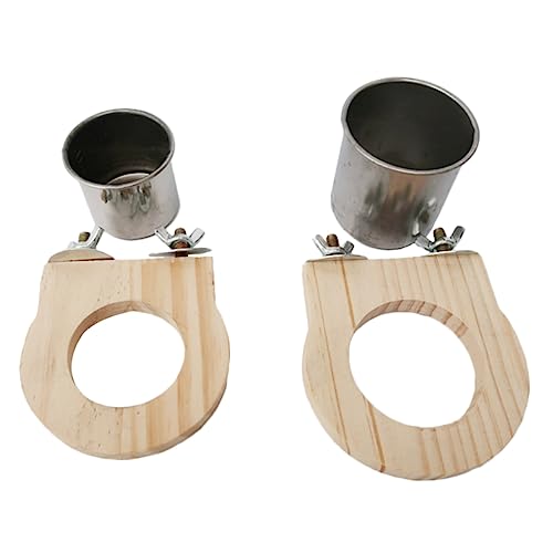 CORHAD 2pcs Edelstahl Papagei Fütterung Tasse Vogelkäfig Schüssel Einfach Hängen Material Für Vögel CORHAD 2pcs Edelstahl Papagei Fütterung Tasse Vogelkäfig Schüssel Einfach Hängen Material Für Vögel von CORHAD