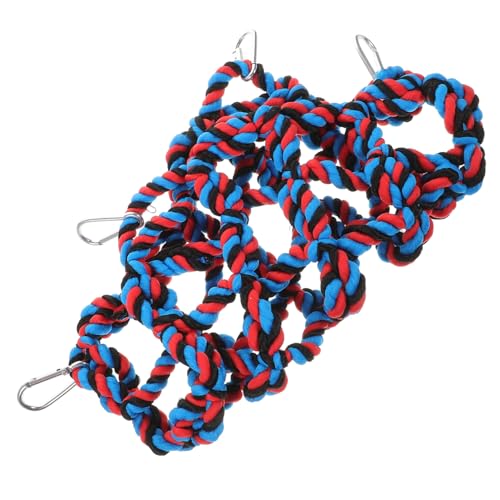 CORHAD Parrot Climbing Net Kreatives Spielzeug Für Vögel Aus Robustem Seil Geeignet Für Große Und Mittlere Papageien Fördert Spiel Und Bewegung Einfache Mit Hängendem Design Schwarz CORHAD Parrot Climbing Net Kreatives Spielzeug Für Vögel Aus Robustem Seil Geeignet Für Große Und Mittlere Papageien Fördert Spiel Und Bewegung Einfache Mit Hängendem Design Schwarz von CORHAD
