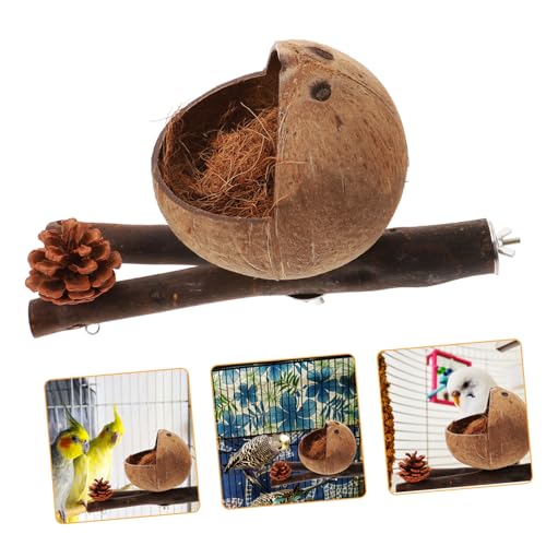 CORHAD Papagei Stehen Barsch Vogelkäfig Zubehör Robust Holz Vogel Nest Spielzeug Für Übung CORHAD Papagei Stehen Barsch Vogelkäfig Zubehör Robust Holz Vogel Nest Spielzeug Für Übung von CORHAD