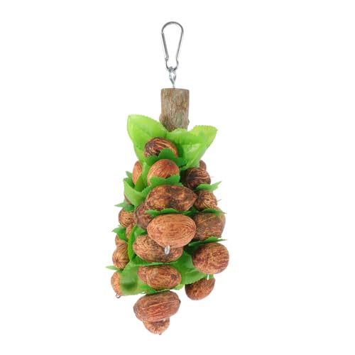 CORHAD Papageienpickstock Beruhigende Spielsachen Vögel Nüsse Spielzeug Sittich Kauspielzeug Leckereien Zum Aufhängen Von Vögeln Vogel Holzspielzeug Xuanfeng Kauen Pfefferholz CORHAD Papageienpickstock Beruhigende Spielsachen Vögel Nüsse Spielzeug Sittich Kauspielzeug Leckereien Zum Aufhängen Von Vögeln Vogel Holzspielzeug Xuanfeng Kauen Pfefferholz von CORHAD