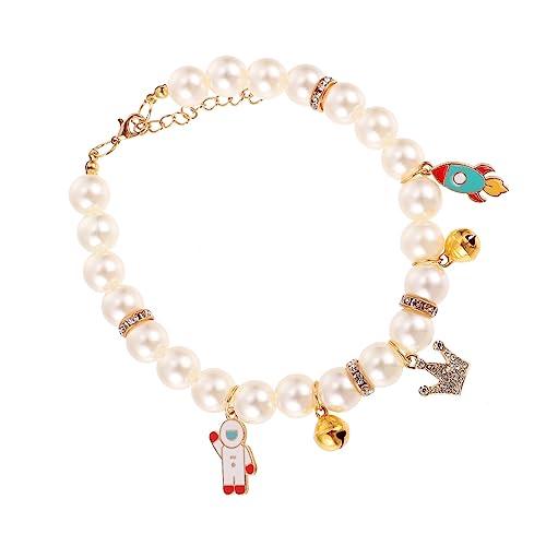 CORHAD Luxuriöse Katzenhalskette Und Glöckchenhalsband Für Kätzchen Leichtes Hundehalsband-Ornament von CORHAD