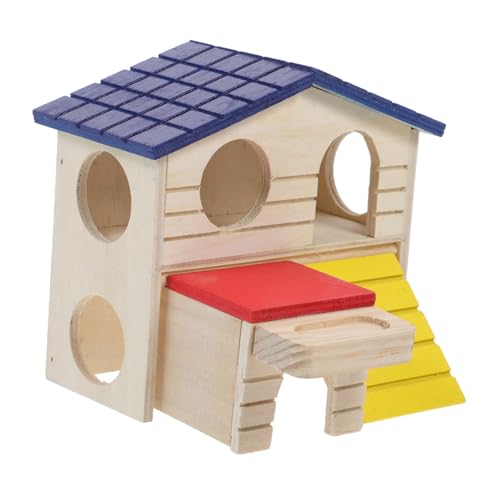 CORHAD Pet Villa Meerschweinchen Haus Hamsterschloss Doppeldeck und Großem für Kleine Haustiere Ausruhen Geeignet für Hamster Chinchillas und CORHAD Pet Villa Meerschweinchen Haus Hamsterschloss Doppeldeck und Großem für Kleine Haustiere Ausruhen Geeignet für Hamster Chinchillas und von CORHAD