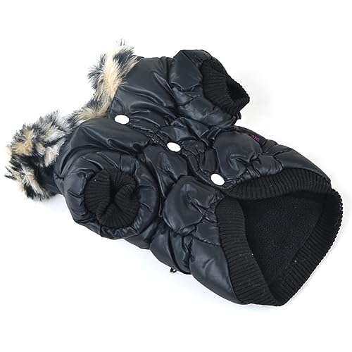 CORHAD Pet Winter Reißverschluss Kleidung Hund Kleider Für Den Winter Thermische Kleidung Warmer Mantel Warme Weste Für Haustiere Haustier Winter Warm Herbst Und Winter Jacke Mit Hut von CORHAD