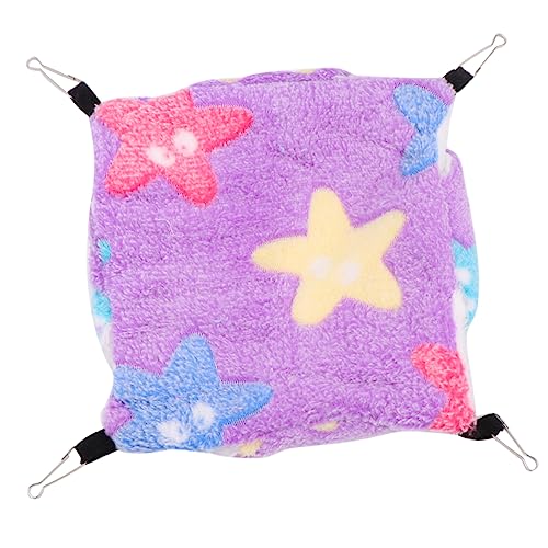 CORHAD Plüschbett für Haustiere Frettchen Hängematte Fensterhängematte für Katzen Guinea-Hängematte Hängematte für Kuscheltiere Haustierkäfig-Hängematte Schlafsack Haustierbett Violett CORHAD Plüschbett für Haustiere Frettchen Hängematte Fensterhängematte für Katzen Guinea-Hängematte Hängematte für Kuscheltiere Haustierkäfig-Hängematte Schlafsack Haustierbett Violett von CORHAD