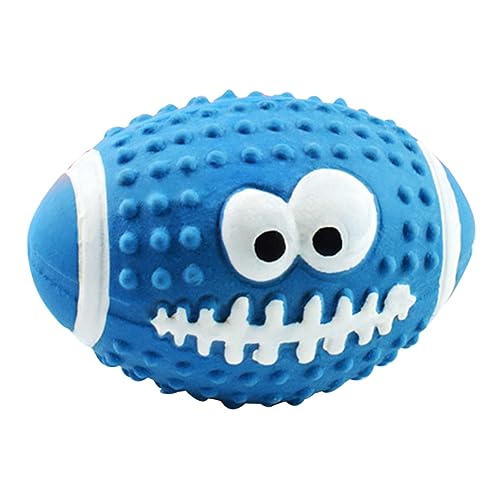 CORHAD Quietschender Latex Hundespielball Klein Kauspielzeug für Welpen Interaktives Trainingsspielzeug für Drinnen und Draußen Fördert Aktivität und Zahnreinigung von CORHAD