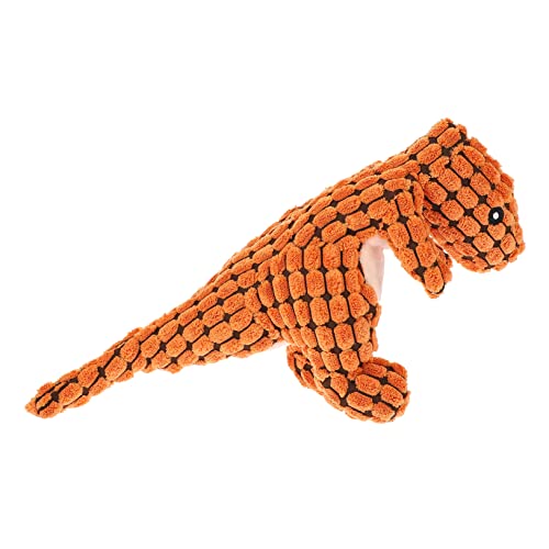 CORHAD Quietschendes Dinosaurier-Spielzeug Spielzeuge Hundespielzeug Kauspielzeug für Haustiere Hundetrainingsspielzeug Cartoon-Welpen-Spielzeug Bissfest Haustierzubehör Maiswolle von CORHAD