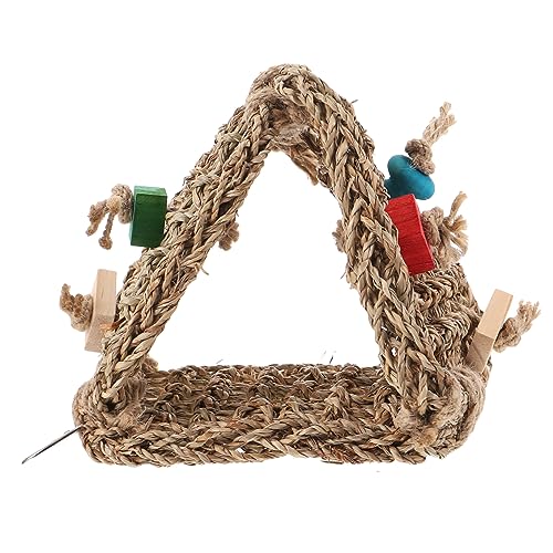 CORHAD Rustikales Vogel-hängematten-Nest Aus Rattan Schlafplatz Für Papageien Und Vögel Für Käfige Gemütliches Versteck Zum Ruhen Spielen Und Schlafen Zufälliges Zubehör CORHAD Rustikales Vogel-hängematten-Nest Aus Rattan Schlafplatz Für Papageien Und Vögel Für Käfige Gemütliches Versteck Zum Ruhen Spielen Und Schlafen Zufälliges Zubehör von CORHAD