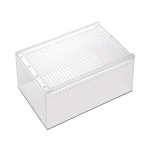 CORHAD Atmungsaktive Löcher Auslaufsicheres Design Critter Keeper Box für Jungen und Mädchen Mehrzweck-Reptilienkäfig 30x20x15cm von CORHAD