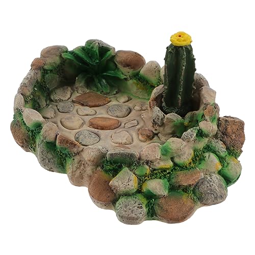 CORHAD Harz Feeder Reptil Wasser Gericht Schildkröte Lebensmittel Schüssel Unschädlich Für Haustier Aquarium Decor von CORHAD