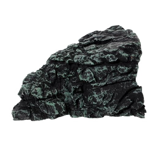 CORHAD Reptilien höhle aus Resin Versteck und Badeplattform für Schildkröten Bartagamen und Schlangen Dekoratives Aquarium zubehör Langlebig Stressreduzierend Geeignet für Innen von CORHAD