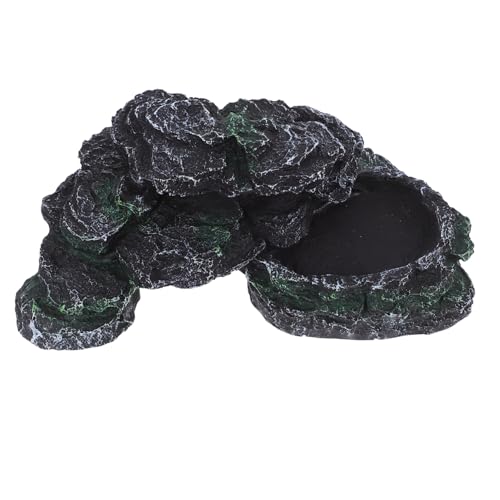 CORHAD Resin Schildkröten Plattform Aquarium Dekoration Langlebig Sonnenplatz Kletterfelsen für Wasserschildkröten Terrarium Wasserbecken Habitat Zubehör von CORHAD