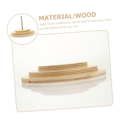 CORHAD Robuste Holz Katzenplattform Katzenkratzbrett Stabiler Katzenklimmstein Zubehör für DIY Kratzbaum Katzensäule Boden Deckelelement Platzsparend Langlebig CORHAD Robuste Holz Katzenplattform Katzenkratzbrett Stabiler Katzenklimmstein Zubehör für DIY Kratzbaum Katzensäule Boden Deckelelement Platzsparend Langlebig von CORHAD
