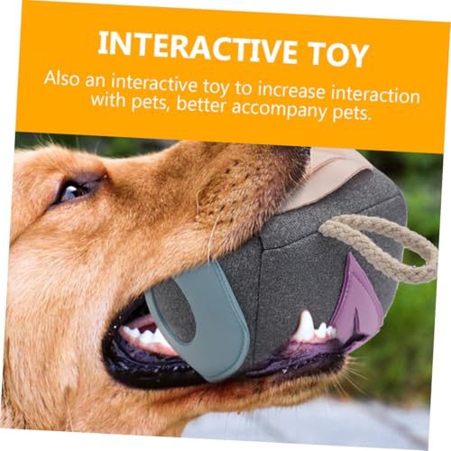 CORHAD Robuster Interaktiver Hundespielzeug Kauspielzeug Ball für Kleine Hunde aus Verschleißfestem Material zur Zahnpflege und Beschäftigung Fördert Bindung und Spielspaß von CORHAD