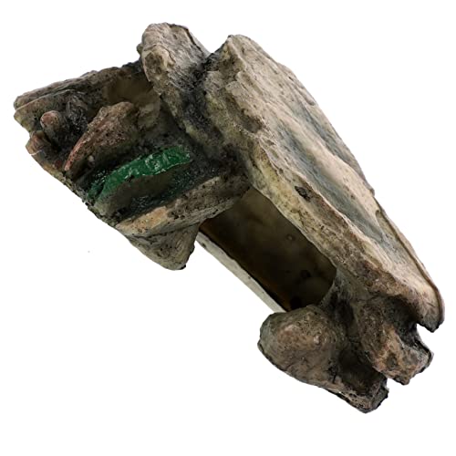 CORHAD Stilvolle Schildkrötenhöhle Ornament Aus Kunstharz Reptilien-kletterplattform Versteck für Aquarium Teich CORHAD Stilvolle Schildkrötenhöhle Ornament Aus Kunstharz Reptilien-kletterplattform Versteck für Aquarium Teich von CORHAD