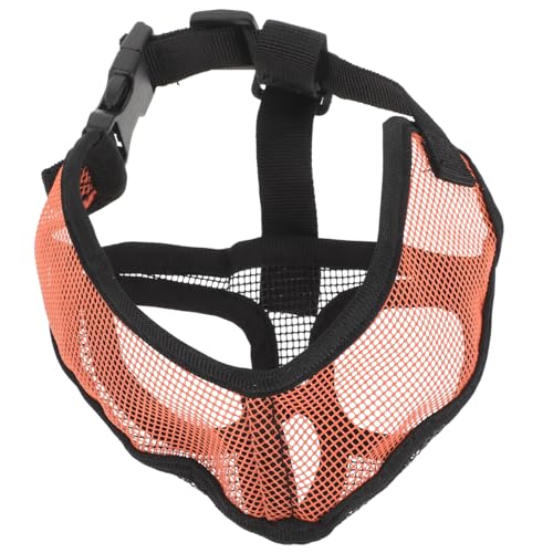 CORHAD Schnauze Hundebesitzer hundegurt hundekragen Hunde Trainings zubehör Hunde Accessories Hunde Pflege Halsband Hunde atmungsaktiv Maske Bulldogge Hundemaul Haustierzubehör Nylon Netz von CORHAD