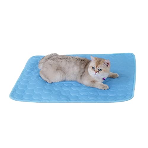 CORHAD 50x40cm Haustier Bett Kühlen Matte Für Hunde Katzen Kühlung Pad Kanten CORHAD 50x40cm Haustier Bett Kühlen Matte Für Hunde Katzen Kühlung Pad Kanten von CORHAD