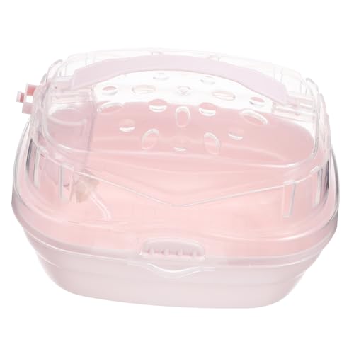 CORHAD Tragbare Hamster Transportbox aus Kunststoff Atmungsaktive Kleintier Transportbox für Hamster Mäuse und Meerschweinchen Kompakt und Leicht für Outdoor und Reisen Klassisches Design CORHAD Tragbare Hamster Transportbox aus Kunststoff Atmungsaktive Kleintier Transportbox für Hamster Mäuse und Meerschweinchen Kompakt und Leicht für Outdoor und Reisen Klassisches Design von CORHAD