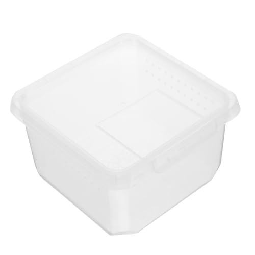 CORHAD Transparente Robuste Reptilienbox aus Atmungsaktiv und Wetterbeständig als Futter und Habitatbox für Kleine Spinnen Geckos und Andere Kleintiere zur Sicheren Haltung und Zucht von CORHAD