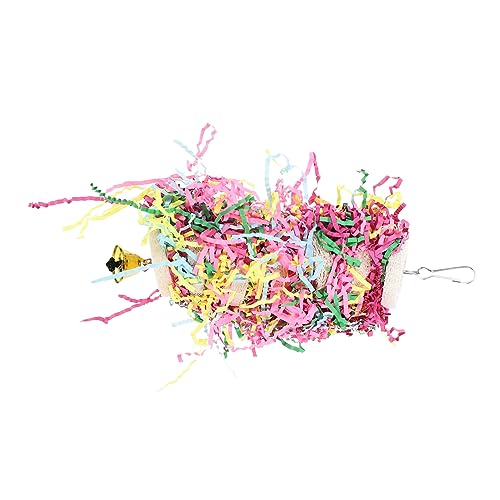 CORHAD Papagei Spielzeug Mit Glocke Hängendes Kau Und Beschäftigungsspielzeug Aus Luffa Für Vögel Für Wellensittiche Und Andere Kleine Haustiere Einfach Zu Befestigen Und Langlebig CORHAD Papagei Spielzeug Mit Glocke Hängendes Kau Und Beschäftigungsspielzeug Aus Luffa Für Vögel Für Wellensittiche Und Andere Kleine Haustiere Einfach Zu Befestigen Und Langlebig von CORHAD