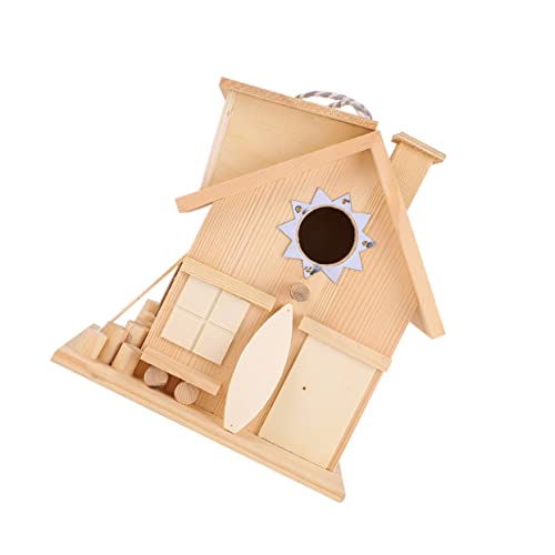CORHAD Vogelhaus Aus Holz Für Außenbereich Rustikales Nistkästchen Im Landhausstil Zur Dekoration Ihres Gartens Oder Hinterhofs Vogelzüchter Box Für Kleine CORHAD Vogelhaus Aus Holz Für Außenbereich Rustikales Nistkästchen Im Landhausstil Zur Dekoration Ihres Gartens Oder Hinterhofs Vogelzüchter Box Für Kleine von CORHAD