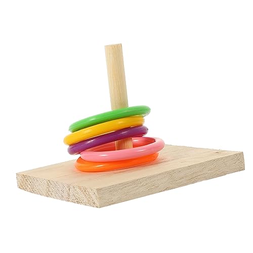 CORHAD Papagei Vogel Spielzeug Holz Werfen Pädagogisches Spiel 5 Für Vögel Zufällige Farbe CORHAD Papagei Vogel Spielzeug Holz Werfen Pädagogisches Spiel 5 Für Vögel Zufällige Farbe von CORHAD