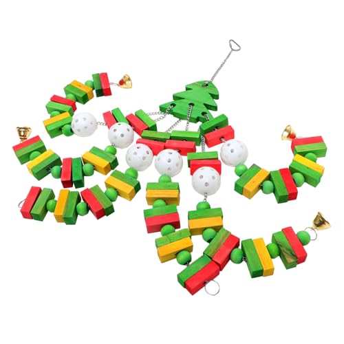 CORHAD Vogel Kauspielzeug Für Papageien Weihnachtsbaum-förmiges Spielzeug Für Käfige Fördert Bewegung Und Gesundheit Sicher Und Installieren CORHAD Vogel Kauspielzeug Für Papageien Weihnachtsbaum-förmiges Spielzeug Für Käfige Fördert Bewegung Und Gesundheit Sicher Und Installieren von CORHAD
