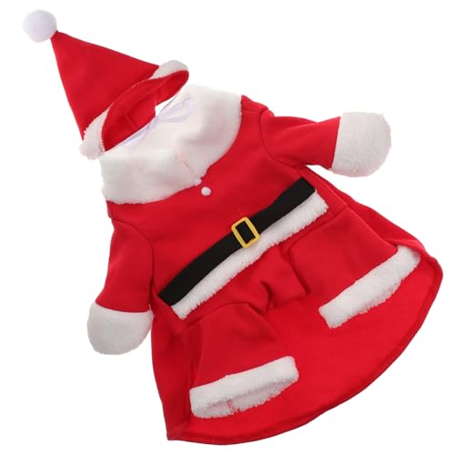 CORHAD Winter Pet Coat Für Hunde Weiche Warme Weihnachtskleidung Für Partys Und Fotoshootings Für Hunde Und Katzen Festliches Outfit Für Feiertage von CORHAD
