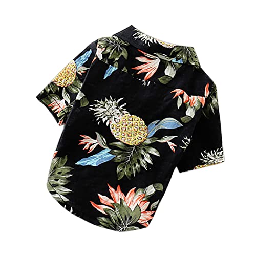 CORHAD Hundekleidung Haustierhemd Haustierbluse Kleid Atmungsaktiver Haustiermantel Marineblau Größe L von CORHAD