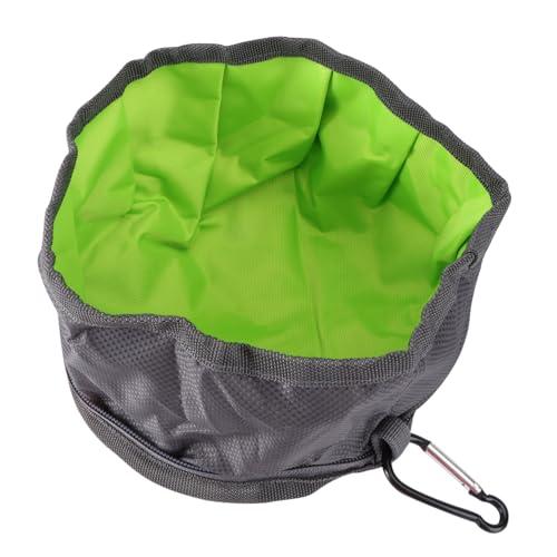 CORHAD Futternapf Für Haustiere Katzen Und Hunde Tragbar Wasserzufuhr Grau 19 X 19 cm Polyester von CORHAD