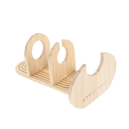 CORHAD Hamster Trinkflasche Ständer Aus Holz Stabiler Wasserspender Für Kleine Haustiere Rutschfestes Design Für Hamster Und Andere Kleintiere Erleichtert Das Trinken Auslaufen CORHAD Hamster Trinkflasche Ständer Aus Holz Stabiler Wasserspender Für Kleine Haustiere Rutschfestes Design Für Hamster Und Andere Kleintiere Erleichtert Das Trinken Auslaufen von CORHAD