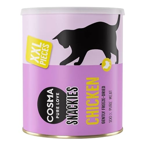 Cosma Snackies XXL | Maxi Tube | Katzensnack | extra große Stücke | Geschmack: Huhn | 200g Cosma Snackies XXL | Maxi Tube | Katzensnack | extra große Stücke | Geschmack: Huhn | 200g von COSMA
