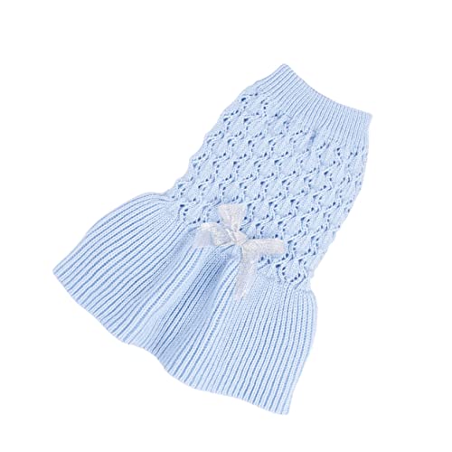 COSMEVIVI 1stk Katze Kleid Hündchen Warmer Pullover Für Haustiere Haustierkleidung Kleines Hundekleid Winterkleidung Für Katzen Katzenpullover Strickwaren Für Katzen Katzenwolle Blue COSMEVIVI 1stk Katze Kleid Hündchen Warmer Pullover Für Haustiere Haustierkleidung Kleines Hundekleid Winterkleidung Für Katzen Katzenpullover Strickwaren Für Katzen Katzenwolle Blue von COSMEVIVI