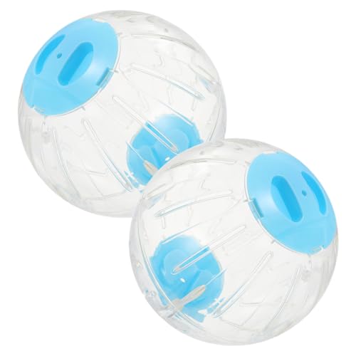 COSMEVIVI Meerschweinchen-Spielzeug-Set 2 Stück Zwerghamster Laufbälle Übungsbälle für Hamster Chinchilla Ratte COSMEVIVI Meerschweinchen-Spielzeug-Set 2 Stück Zwerghamster Laufbälle Übungsbälle für Hamster Chinchilla Ratte von COSMEVIVI