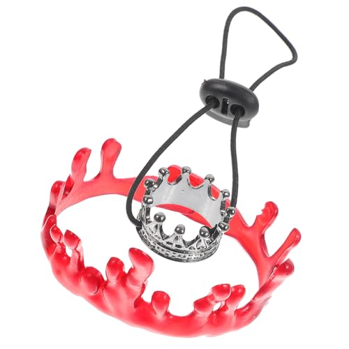 COSMEVIVI 1satz Kronenhut Und Halskette Für Kleine Haustiere Cosplay-reptilienzubehör Für Halloween Und Festlichkeiten Und Leicht Für Und Stil COSMEVIVI 1satz Kronenhut Und Halskette Für Kleine Haustiere Cosplay-reptilienzubehör Für Halloween Und Festlichkeiten Und Leicht Für Und Stil von COSMEVIVI