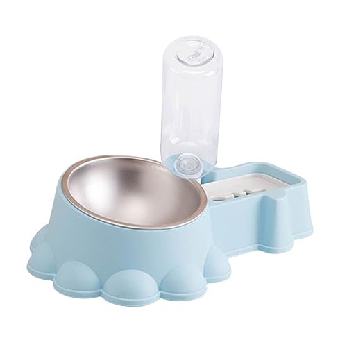 COSMEVIVI Automatischer Katzenfutterspender Wasserspender Schüsselständer Multifunktionaler Futterspender Für Hunde Und Katzen Einfach Zu COSMEVIVI Automatischer Katzenfutterspender Wasserspender Schüsselständer Multifunktionaler Futterspender Für Hunde Und Katzen Einfach Zu von COSMEVIVI