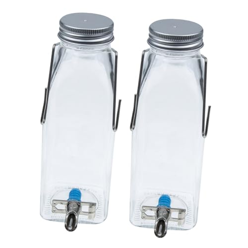 COSMEVIVI Wasserspender Für Kaninchen Wasserflasche Für Haustiere Hängende Tränke Für Kleine Tiere Glatte Oberfläche Schützt Langlebiges Und Sicheres Material Sauberes Und Frisches von COSMEVIVI