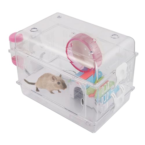 COSMEVIVI Hamsterkäfig Mit Laufrad Haustierkäfig Acryl Für Dekoration Zufälliger Stil von COSMEVIVI