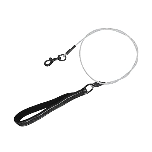 COSMEVIVI 1 Stück Hundeleine Anti Biss Stahldrahtleine Outdoor Walking Seil Heavy Duty Leine COSMEVIVI 1 Stück Hundeleine Anti Biss Stahldrahtleine Outdoor Walking Seil Heavy Duty Leine von COSMEVIVI