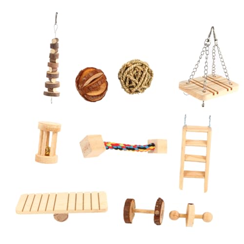 COSMEVIVI Heimtierbedarf 10 Stück Holzspielzeug für Haustiere Spielzeug für Hamster Beißspielzeug für Haustiere zum Schleifen und Spaß COSMEVIVI Heimtierbedarf 10 Stück Holzspielzeug für Haustiere Spielzeug für Hamster Beißspielzeug für Haustiere zum Schleifen und Spaß von COSMEVIVI