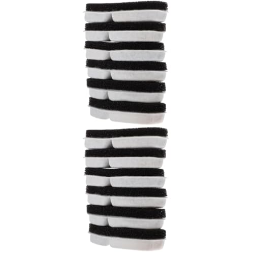 COSMEVIVI 12 Stück Wasserspenderfilter, Haustierbedarf, Hundetrinkbrunnenfilter, Ersatzfilter, Wasserbaumwollfilter, Katzenbrunnenfilter, Ersatzfilter Für Katzenspender, Tränkefilter von COSMEVIVI